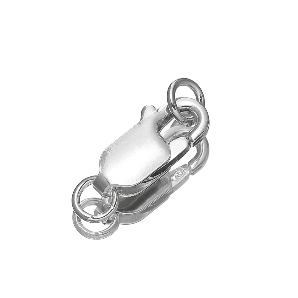 2Pcs Solid Silver Lobster Clas - Lobster Clasp Silver recension och pris