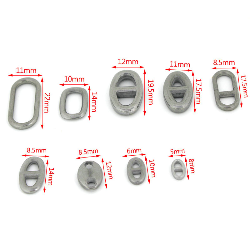 10Pcs Stainless Steel Double H - Jewelry Making Metal Supplies recension och pris