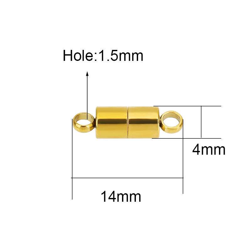 2pcs 14mm Stainless Steel Neck - Jewelry Making Findings recension och pris