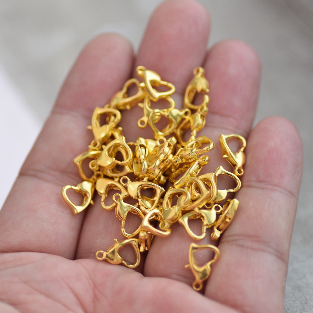 30pcs 12x8mm Gold/Silver/Bronz - Lobster Clasp Silver recension och pris