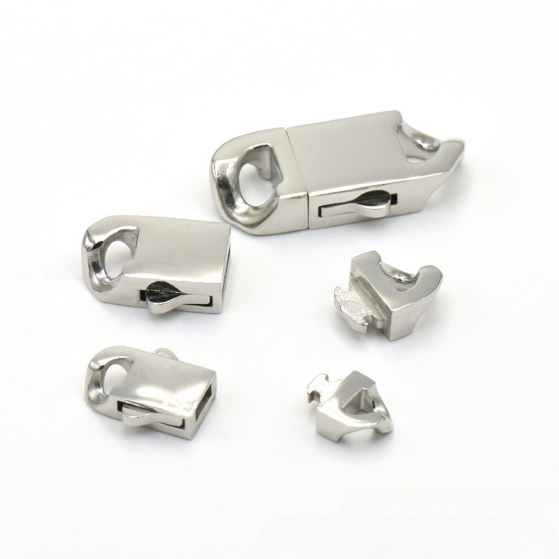 Stainless Steel Spring Clasp L - Jewelry Making Metal Supplies recension och pris