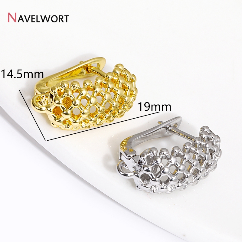 18K Gold Plated Brass  Hollow  - Jewelry Making Metal Supplies recension och pris
