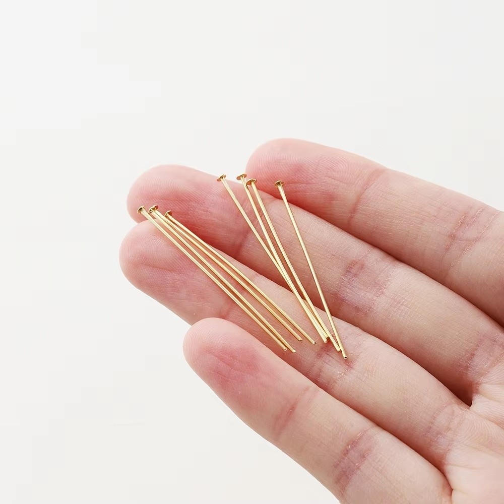 100PCS Brass Jewelry Making Pi - Eyepin Ball End recension och pris