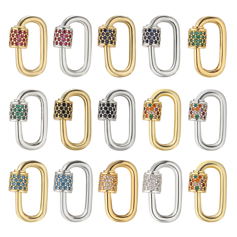 Juya DIY Rainbow Charms Carabi - Jewelry Making Findings recension och pris
