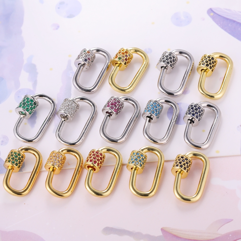 Juya DIY Rainbow Charms Carabi - Jewelry Making Findings recension och pris