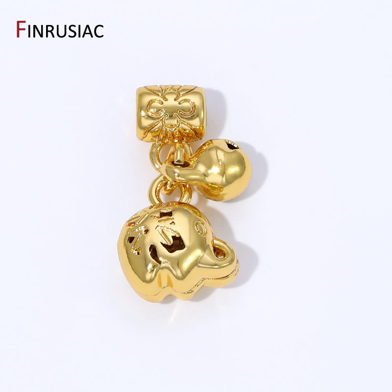 18K Gold Plated Brass Pendant  - Jewelry Making Charms recension och pris