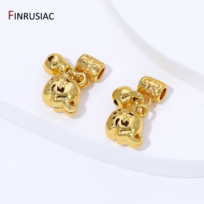 18K Gold Plated Brass Pendant  - Jewelry Making Charms recension och pris