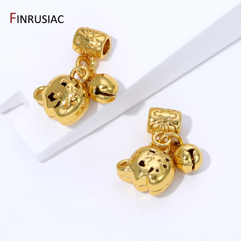 18K Gold Plated Brass Pendant  - Jewelry Making Charms recension och pris