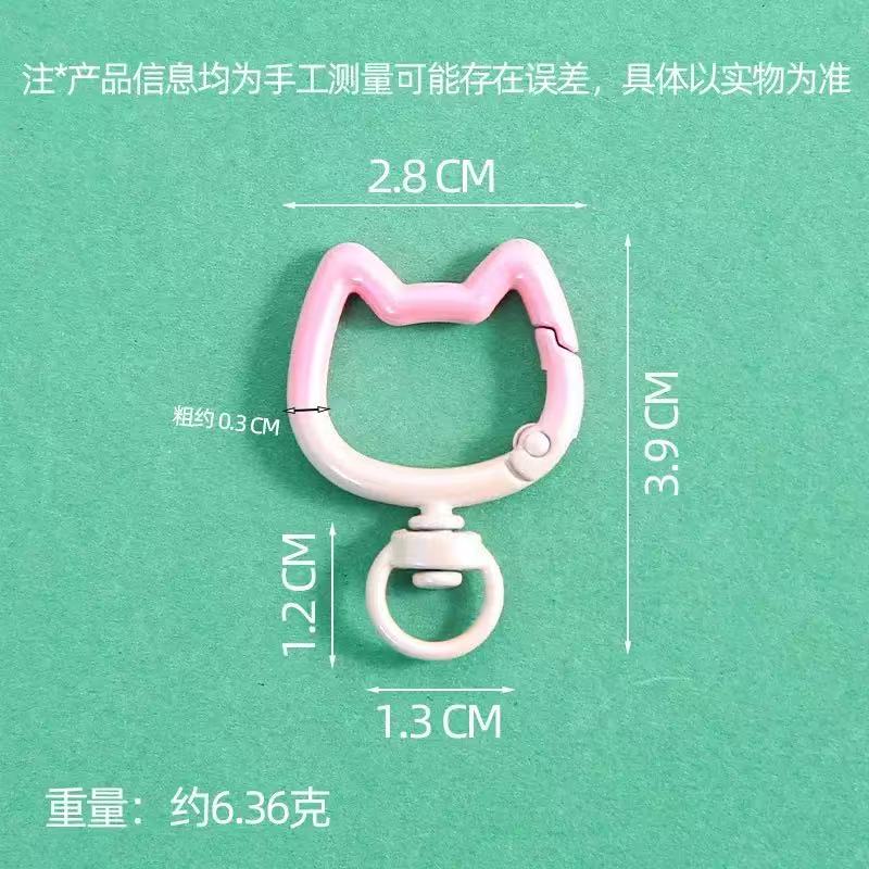 5-10PCS Gradient Cute Cat Clas - Jewelry Making Metal Supplies recension och pris