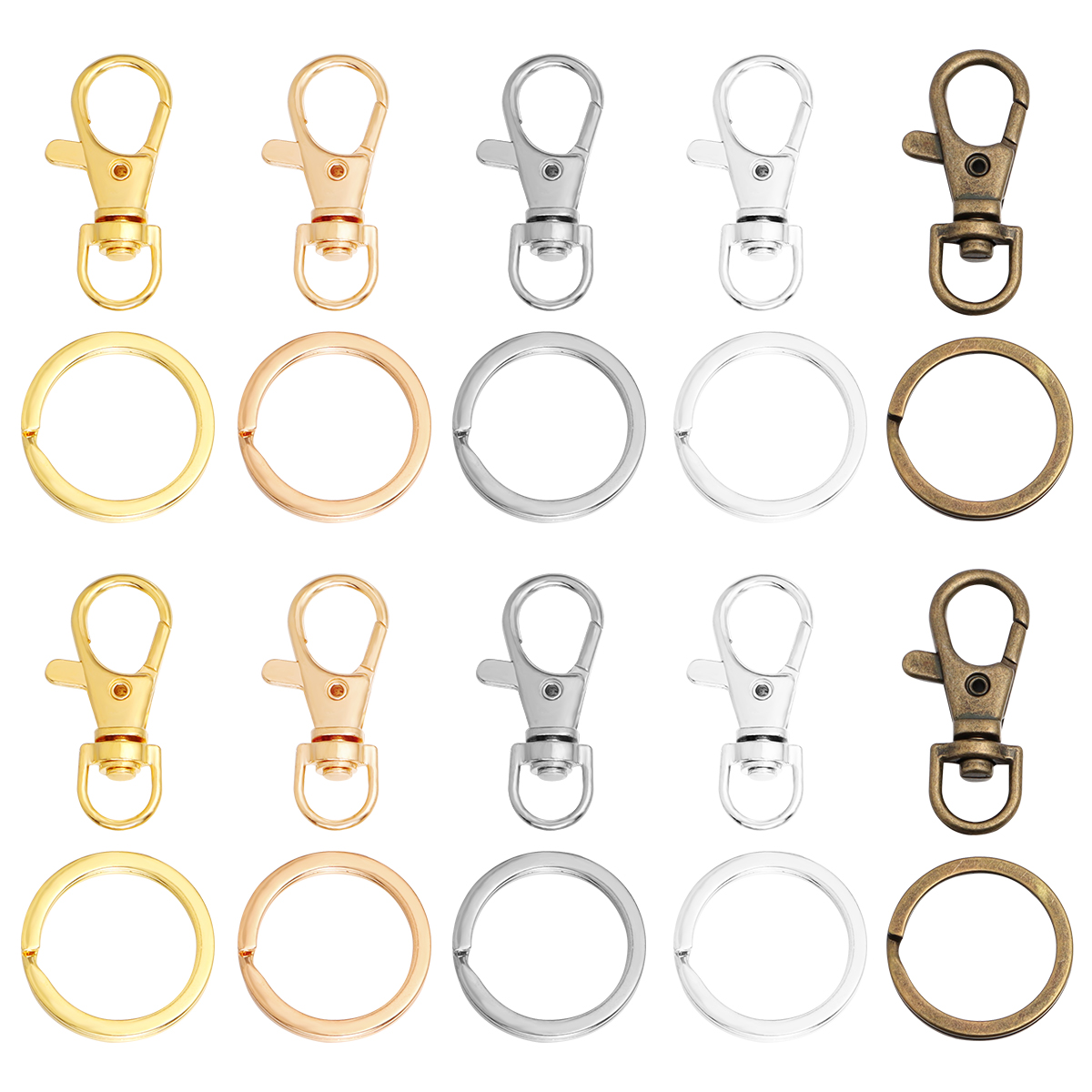 10Sets Alloy Swivel Lobster Cl - Jewelry Making Findings recension och pris