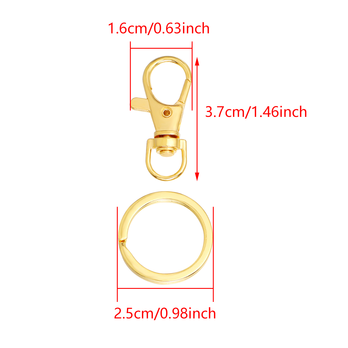 10Sets Alloy Swivel Lobster Cl - Jewelry Making Findings recension och pris